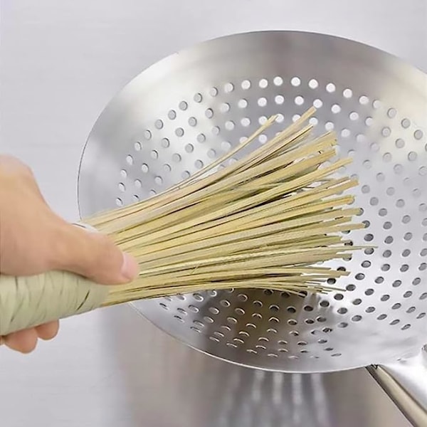 2st Wokborste Köksrengöringsborste Pan Gryta Borste Grytskrapa Skraber Diskpanna Skrubbborste Wokvisp för matlagning Skillet Grill