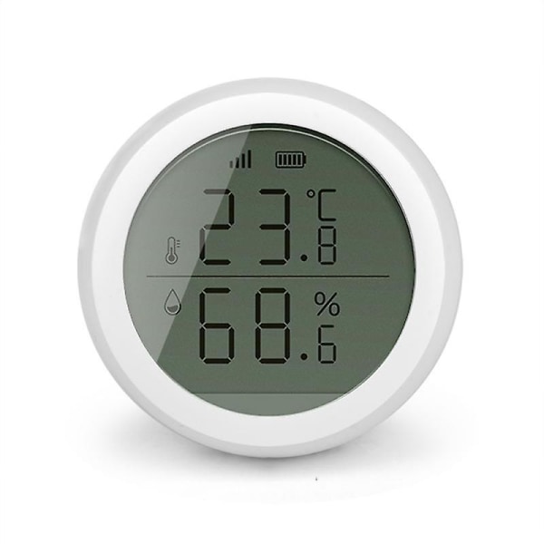 Ewelink Zigbee temperatur- och luftfuktighetsgivare Hygrometer för inomhusbruk Termometerdetektor