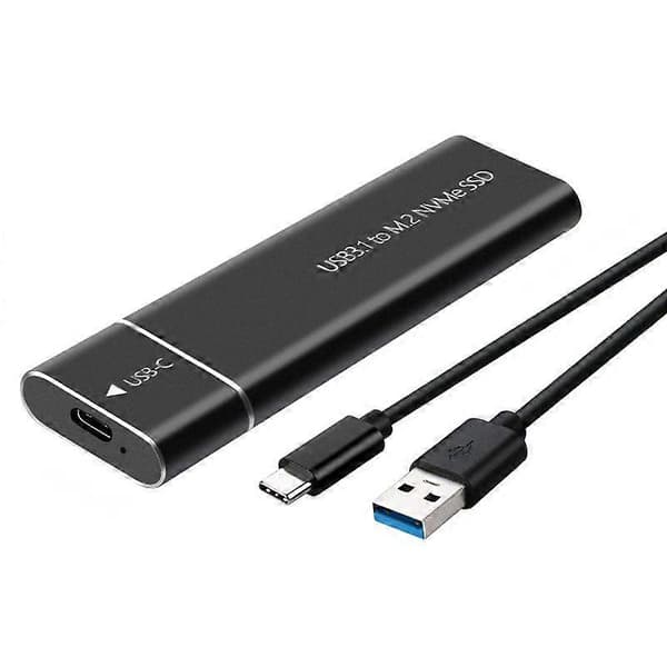 M.2 NVME SSD hårddiskfodral Typ-C 3.1 aluminiumlegering mobil hårddiskbox externt hårddiskfodral 10 Gbps adapter M-nyckel HD-lagringsbox för bärbar dator PC