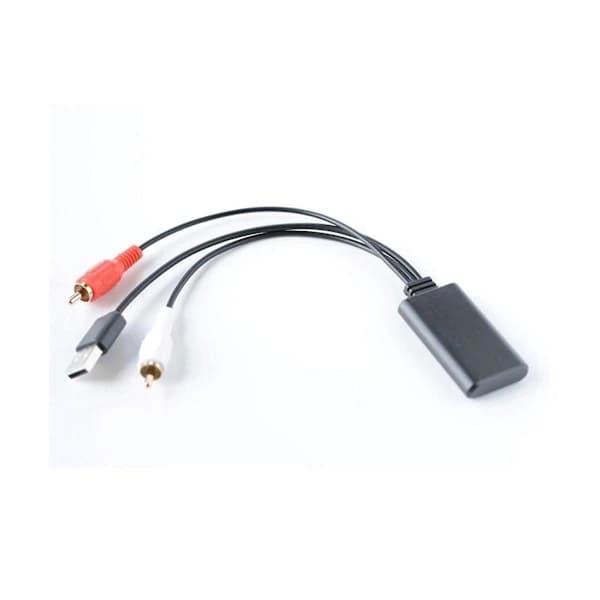 Bil Universal Trådlös Bluetooth-modul Musikadapter Rca Aux Ljudkabel Usb-driven, A