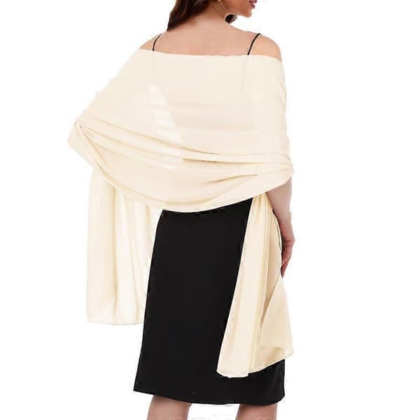 Bløde Chiffon Tørklæder Sjaler og Wraps til Aftenkjoler Bryllupssjaler Wraps 104