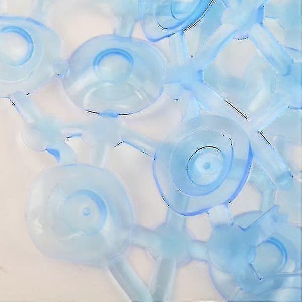 Sklisikker Bade Gulv Boble Dusj Badekar Matte Plast Gummi Pvc, blå