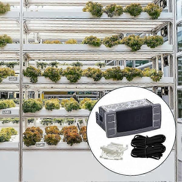 Programmerbar temperaturregulator til 120V 50-60Hz fryser med temperaturfølerfunktion