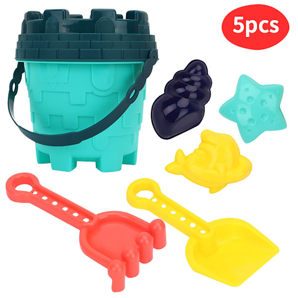 Beach Toy Sand Set Sand Play Sandpit Toy Sommer utendørs leker for gutter og jenter Green One Size