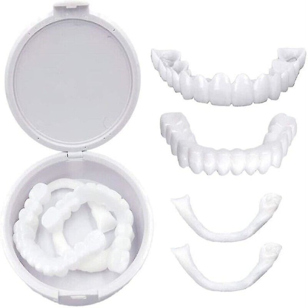 Falske tenner Sett Dental Cover Dental Finer Proteser Tann Cover Snap On Smile
