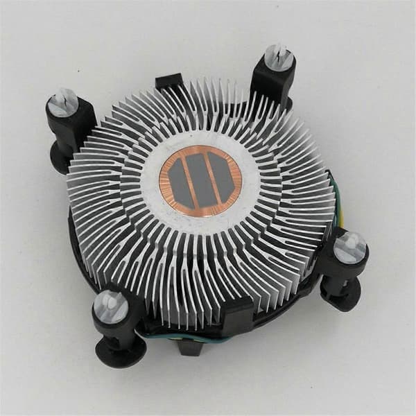 CPU-køleblæser 4-benet stik CPU-køler med kobberrende til I3/I5/I7 Socket 1150/1151/1155/