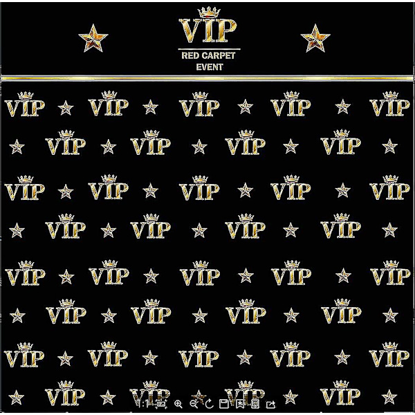 150x220 cm Royal Crown Musta Hollywood Vip Banner Tausta Flannelette Syntymäpäivä Aikuiset Lapset Juhlavalokuvausstudion tausta