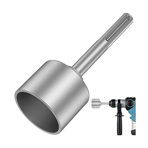 65 mm kraftig SDS-Max jordspydsdriver til borehammerjording Silver