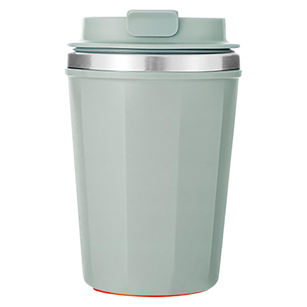 Grön 500 ml kaffekopp i rostfritt stål Återanvändbar kaffekopp Bärbar kaffekopp för resa
