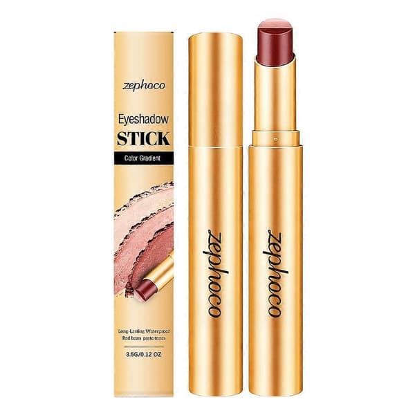 Zephoco Gradient Øyenskyggestift 3,5g Dobbel-Farge Langvarig Øyesminke rose 1pcs