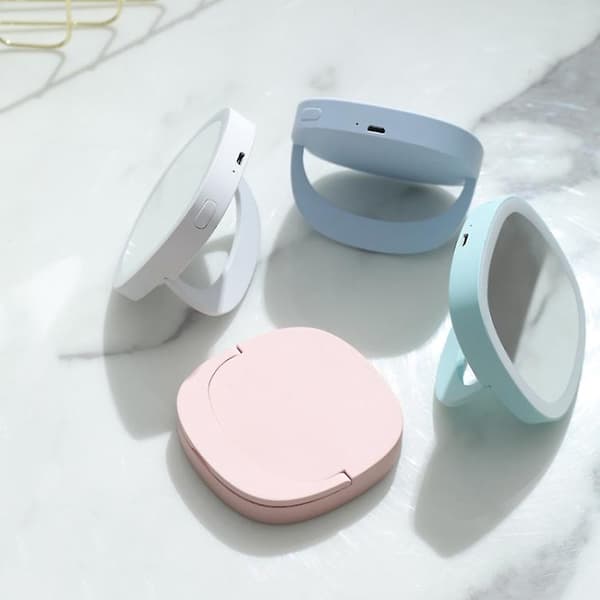 Candy Makeup Mirror Beauty Makeup Light Storage Portable Led Mini Fill Light Beauty Makeup Mirror