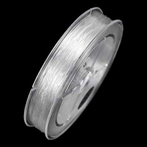 0,5 mm elastisk pärltråd: Klar stretchig tråd, kristallarmbandssnöre - perfekt present