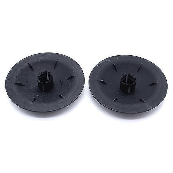 Støddæmperafdækning foran til Fiat 500 Abarth 2008 - del 51938656 Black