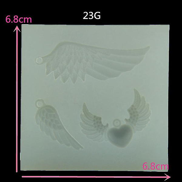 Ny Krystal Ornament Chokolade Form - 1 stk