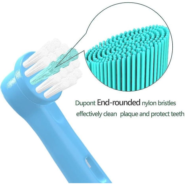 16st tandborsthuvuden för barn som är kompatibla för Oral B, elektriska tandborsthuvuden för barn som är kompatibla med Br