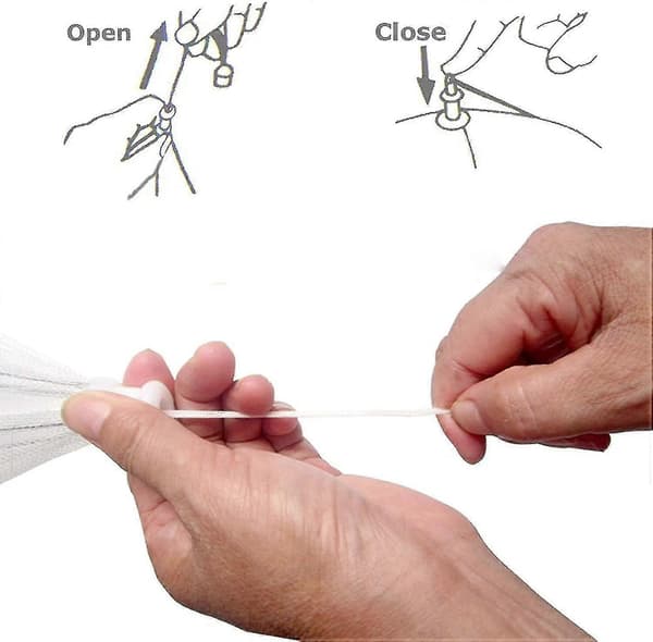 6-pak store og høye pop-up nettingmatdeksler teltparaply 30 cm