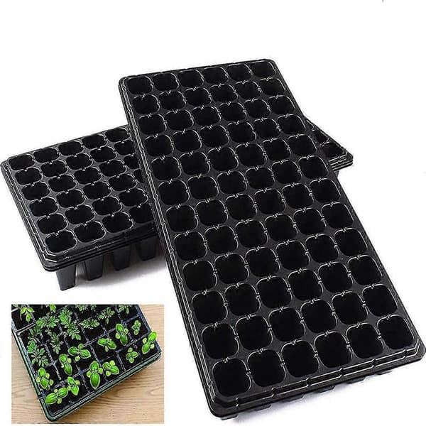 10-pack fröstartkit 72-cells plantbricka trädgårdsgroddning plastbricka