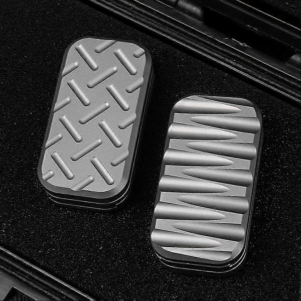 Push-pull Typ Fidgets Sliders Ljudlig Stresslindrande Myntleksak För Utomhusbruk Silver