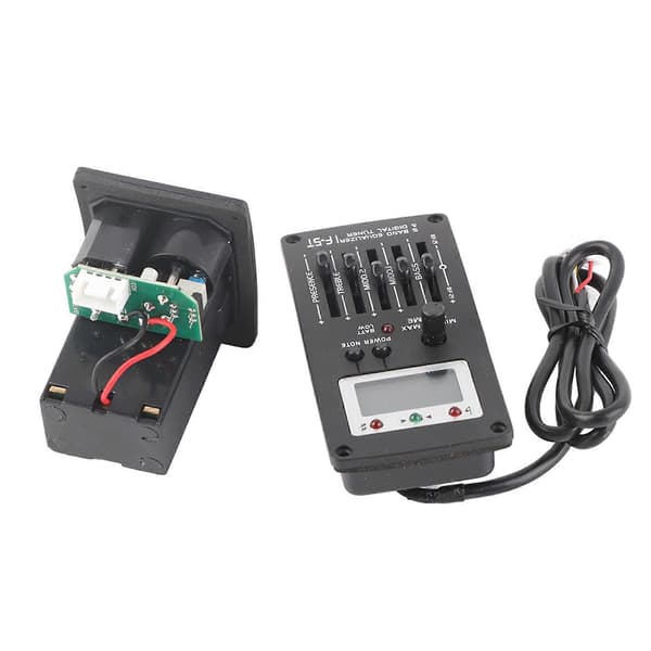 F?5T 5-bands EQ Equalizer Pickup Tuner för Akustisk Gitarr Musikinstrument Tillbehörssats