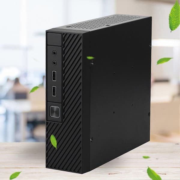M06 Mini ITX Computer Case USB 2.0 3.0 HD-kompatible LYDporte Hurtig Varmeafledning Valsestål Bærbar HTPC Desktop Kabinet PC Tilbehør USB 2.0