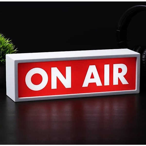 ON AIR-skilt Veggfeste Pulse Air Light-skilt, Studiolys og dekorasjon