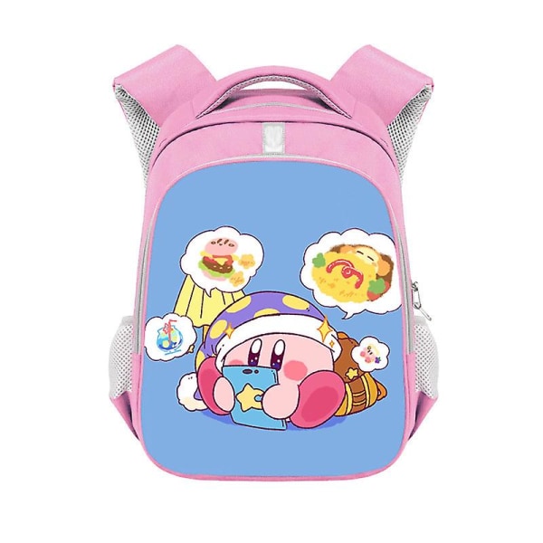 Kirby Lasten Reppu Poikien Reppu Sarjakuva Anime Opiskelija Kirjalaukku Lasten Tyttöjen Koululaukku Lasten Reppu Syntymäpäiväjuhlalahja Kirby-3