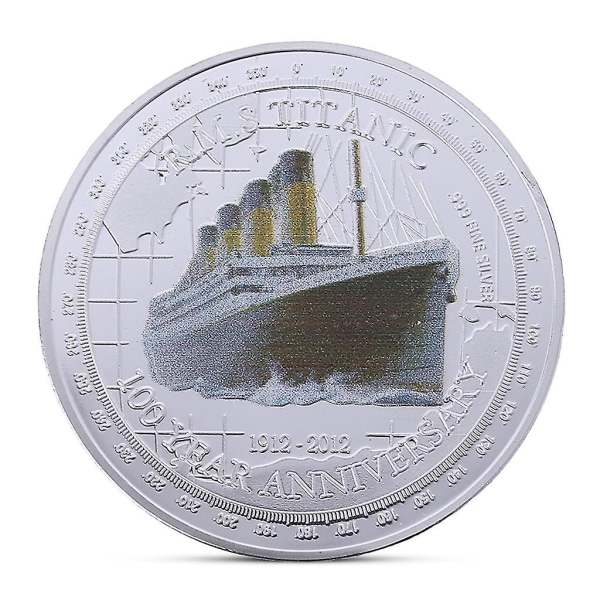 Titanic Coin Token Erindringsmønter Samlerbare Curio-gaver Erindringsmønter