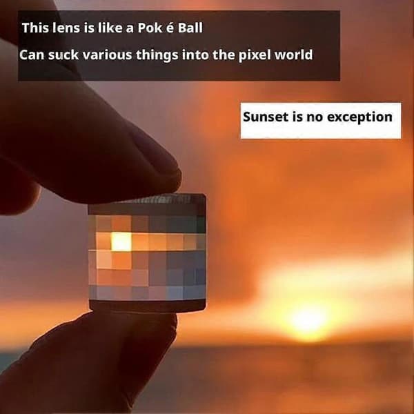 Pixel-Vindue Nøglering Kompakt Nøglering til Tasker Biler til Skoletaske