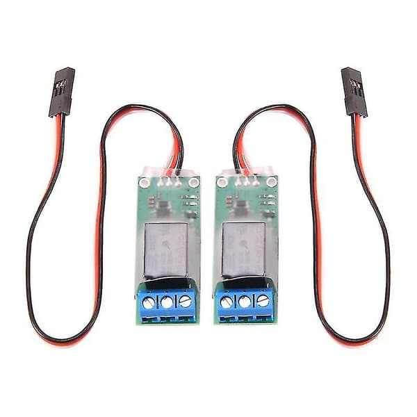 2 stk. RC PWM elektronisk relæafbryder til RC fly DIY model navigationslys controller universel