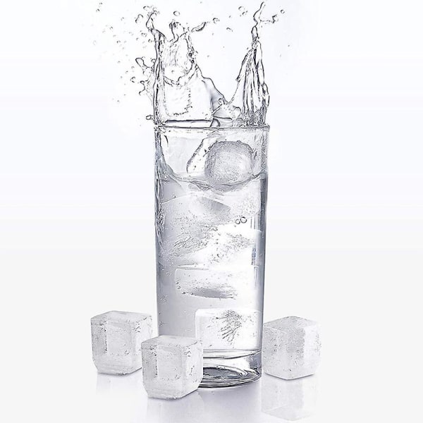 Silikoninen jääpalakaukalo 1 tuuman jääpala-alusta pieni kuutio, 40 onteloa neliönmuotoinen mold jäähdyttämiseen Co