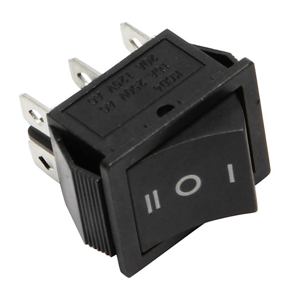 6-terminaler 3 Position On/Off/On Dpdt Boat Vippekontakt 16a 250vac 20a 125vac