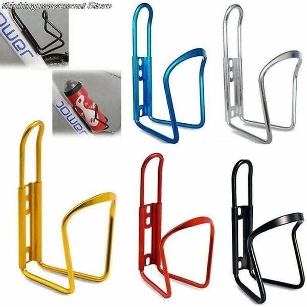 Ny Hot Aluminiumslegering Cykel Cykel Cykling Drikke Vand Flaskeholder Holder Bur Solid Og Pålidelig Cykel Tilbehør| | WT
