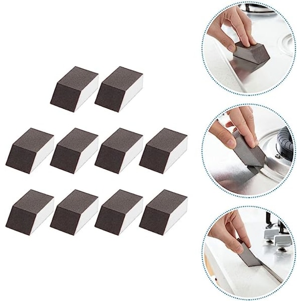 20 st Carborundum svampslipningssvampar Emery svampborste slipblock Emery svampar Pot