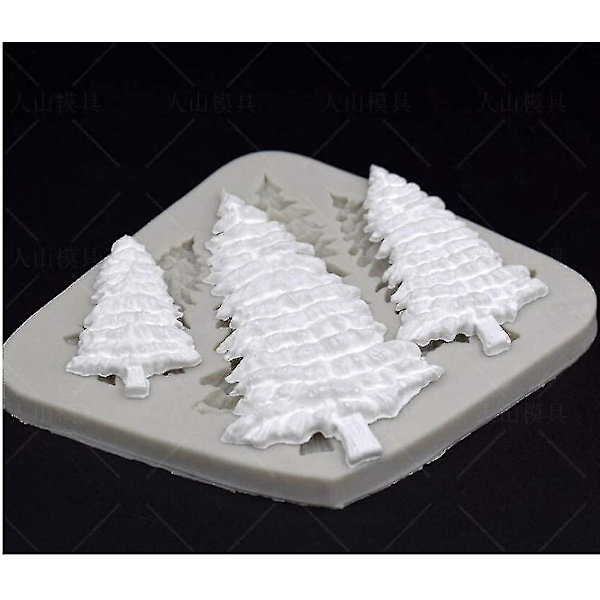 Woolkey Juletræ Form Fondant Silikone Forme Perfekt Epoxy Resin Ornamenter Tab