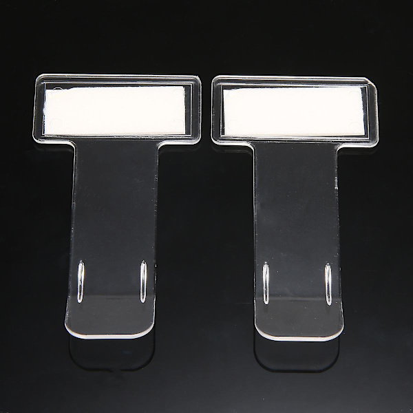 2kpl Pysäköintilippupidike Automaattinen kiinnityskortti Laskun pidike Organizer Tuulilasitarrat Lippupidike Auton sisustustarvikkeet| | 2Pcs