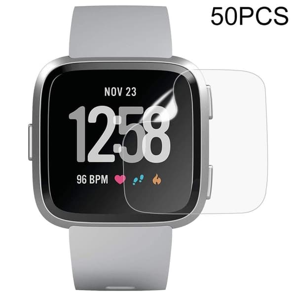 Fitbit Versa 50 kpl pehmeä hydrogeelikalvo kellon näytönsuoja