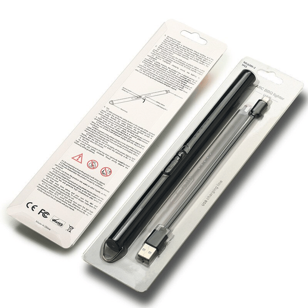 Flot elektrisk lighter - Genopladelig - Metallisk sølv