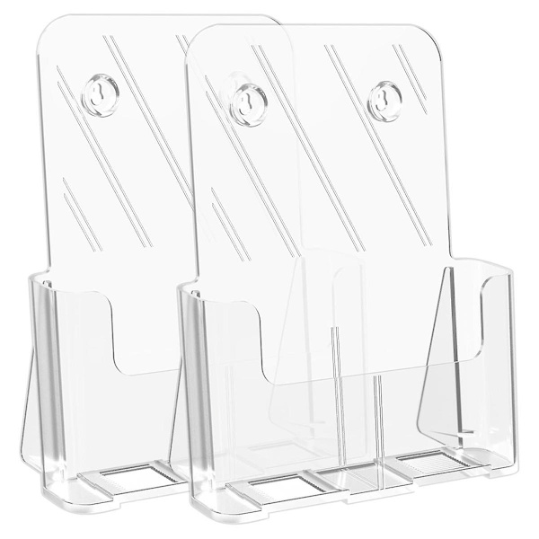 Broschyrhållare 8,5 X 11 Broschyr Display Stand Akryl Broschyrhållare Klar Flyer Holder Display
