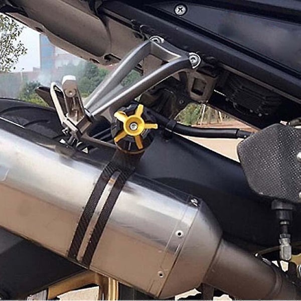 Motorcykelram Crash Pad Motor Stator Sliders Skydd Universal 10mm delar