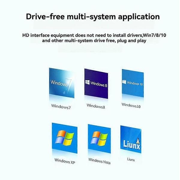 HDMI-kompatibel til VGA-adapter hann til hunn videokonverterer Svart