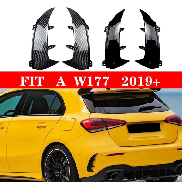 Blank sort bagkofanger Splitter Spoiler Bag Canard Air Vent Trim For A Class W177 A180 A200 A250