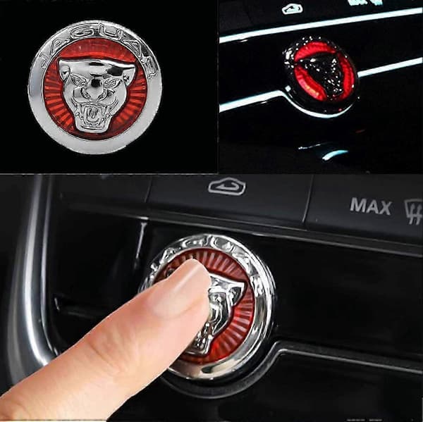 Nøglefri bilmotor start-stop-knapdæksel til Jaguar Xf Xe Xj E-pace F-pace