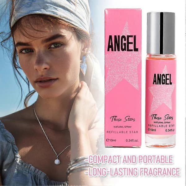 Angel Eau De Parfum Parfymolja för par, roll-on, delikat och subtil present AA pink