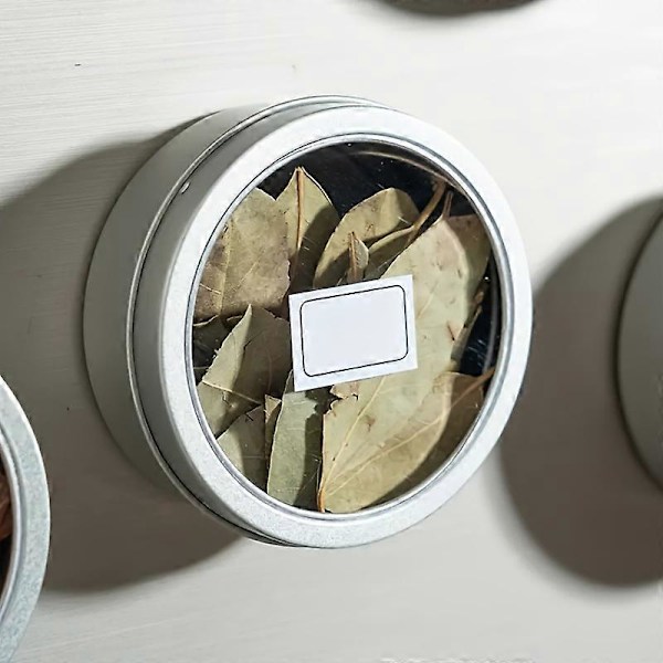 1/3/6 kpl, magneettiset maustepurkit, magneettiset maustesäiliöt, magneettiset maustelasipurkit, magneettiset maustetölkit, suola ja pippuri 3 Pcs