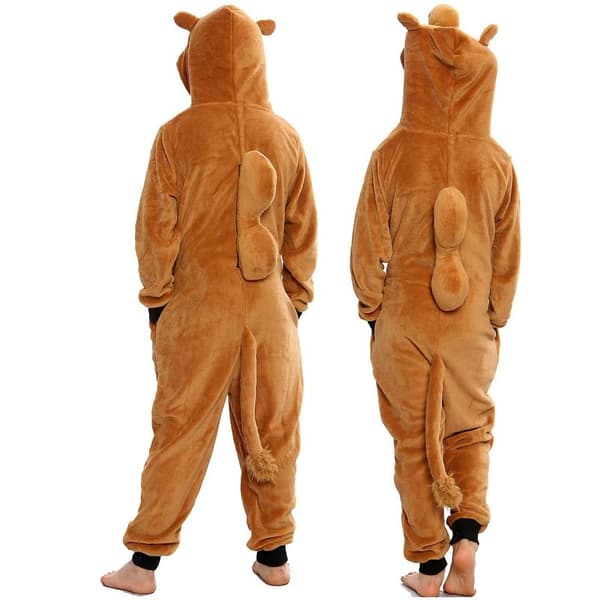 Fleece A2Z Onesie for barn, heldress, kamelkostyme, julegave, gutter, jenter Camel 7-8 Years