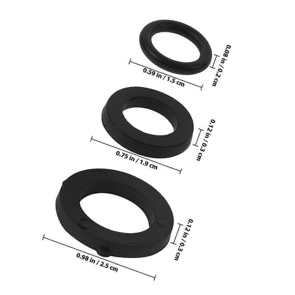 18 st O-ring gummibrickor Gummitätningar O-ringar för trädgårdsslang Trädgårdstillbehör