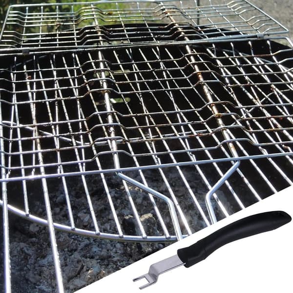 CCYKXA Stålgrill med 2 håndtag i rustfrit stål, Ø Black