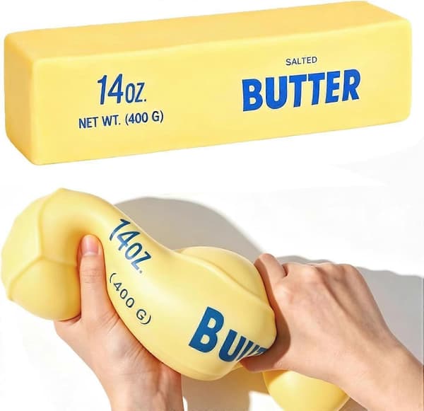 Smør Squishy, Stor Jumbo Kæmpe Smørstang 10in 14 Oz Smør Squishy Stor
