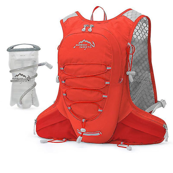 12l Hydration Pack Rygsæk, Letvægts Vandrygsæk Med 2l Lækagesikker Hydration Blære Daypack For Mænd Kvinder, Løbe Hydration Vest Til Udendørs T red 1.5L