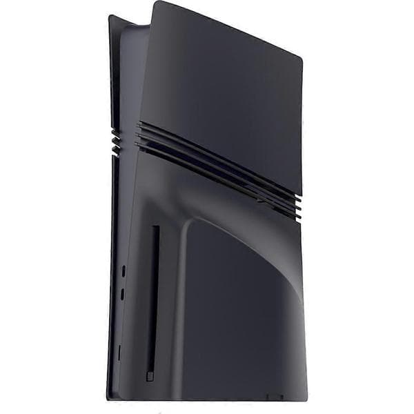 För PS5 Pro Disc Version Svart Frontplåtsfodral Premium Plast Speltillbehör Svart